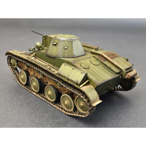 Сборная модель MiniArt Советский легкий танк Т-60, поздний, горьковского автомобильного завода с интерьером (MA35232) фото 14