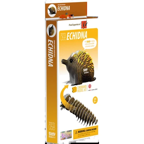 Сборная 3D модель Eugy Зоопарк: Ехидна (XEG-058)