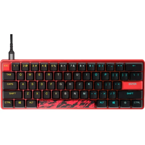 Клавіатура SteelSeries Apex 9 TKL UA OptiPoint Mini Faze Clan (64853): Кількість клавіш 61
