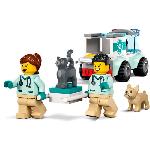 Конструктор LEGO Animal ambulance Фургон ветеринарной скорой помощи (60382): Серия City
