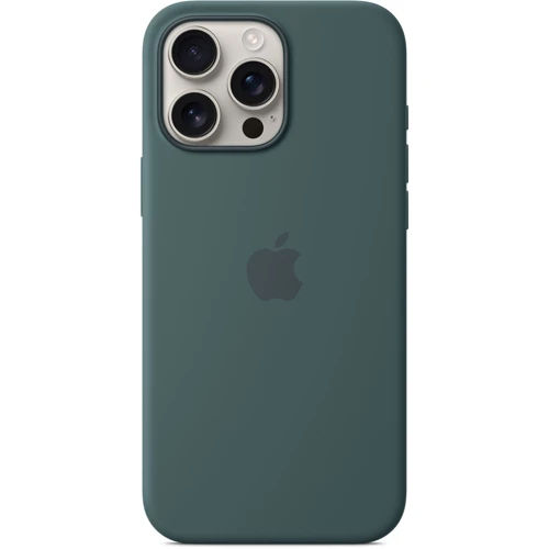Чехол для iPhone Apple for iPhone 16 Pro Max Silicone Case with MagSafe Lake Green (MA7V4) : Цвет зеленый