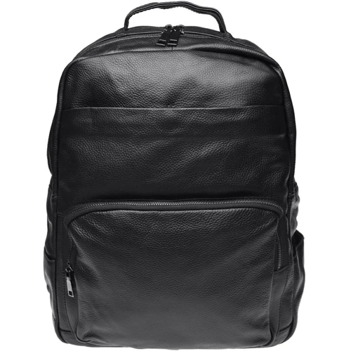 Keizer Leather Backpack Black (K1551-black) for MacBook 15": Колір чорний (Black)