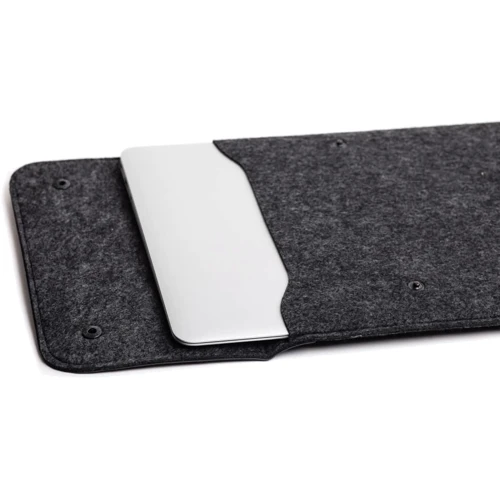 Gmakin Case Slim Felt Two Buttons Blue/Black (GM66-12) for MacBook 12": Тип чехла чехол-папка