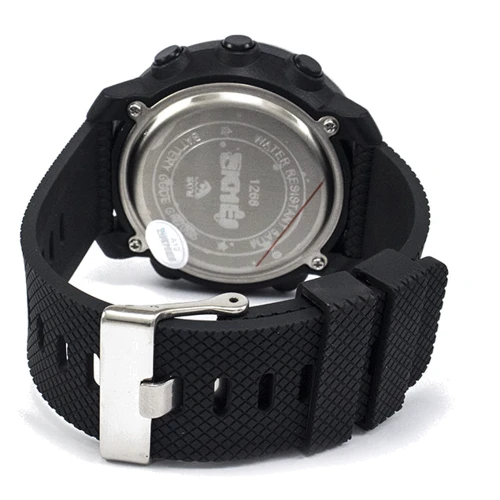 Наручные часы Skmei 1268 Black: Тип циферблата Цифровой (электронный)