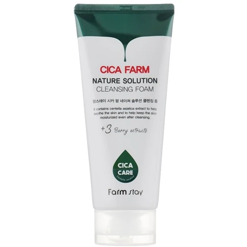 FarmStay Cica Farm Nature Solution Cleansing Foam Пінка для вмивання з азіатською центеллою 180 ml: Стать Для женщин
