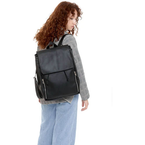 Жіночий рюкзак Sambag Loft LZS чорний (22403001)