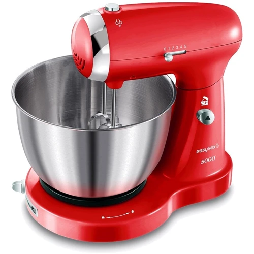 Миксер SOGO SS-14506-R: Материал корпуса Металл, Пластик