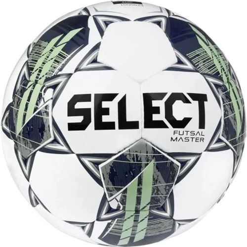 Мяч для игры Select Futsal Master v22 футзальный Бело-зеленый Уни 4 (104346-334)