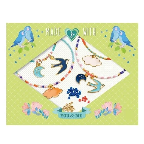 Набір для створення прикрас Djeco Браслет дружби Птахи на небі (DJ00016): Виробник Djeco