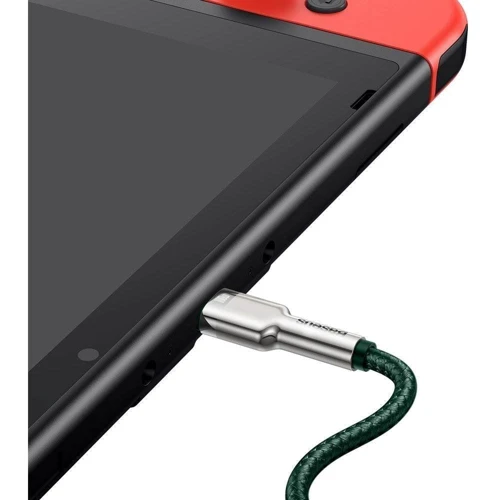 Кабель Baseus Cable USB-C to USB-C Cafule Metal 100W 1m Green (CATJK-C06) фото 6