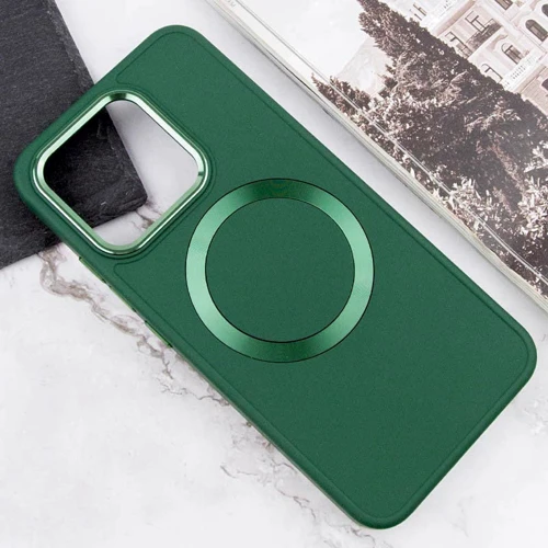 Чехол для телефонов TPU Case Bonbon Metal Style with MagSafe Pine Green for Xiaomi Redmi Note 13 Pro+: Совместимость Xiaomi Redmi Note 13 Pro+