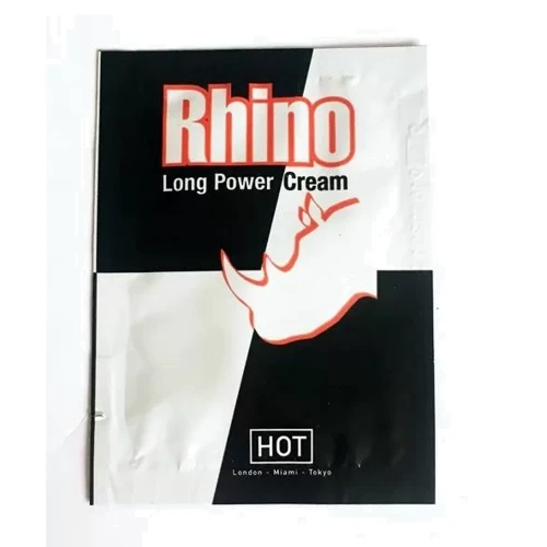 Пролонгатор для мужчин Hot Rhino long power Cream, 3 мл
