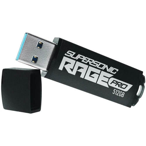 USB-флешка Patriot 512GB Supersonic Rage Pro USB 3.2 (PEF512GRGPB32U): Объем памяти 512 GB
