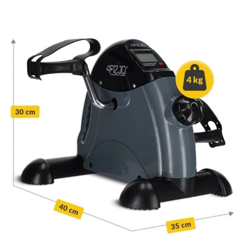 Велотренажер 4FIZJO Active 2 в 1 для рук и ног MBIKE02 Grey/Black (MBIKE02)
