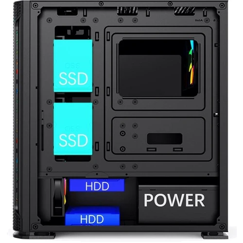 Корпус 2E FERA (2E-GAX1): Типоразмер Midi Tower