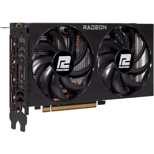 Відеокарта PowerColor Fighter AMD Radeon RX 7600 8GB GDDR6 (RX 7600 8G-F): Розрядність шини пам'яті, біт 128