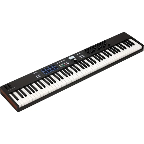 MIDI-клавиатура Arturia KeyLab Essential 88 mk3 (Black) + Arturia Pigments (24-08-08-02): Разъёмы и интерфейсы Педаль сустейна, USB, MIDI in/out, 3.5 мм