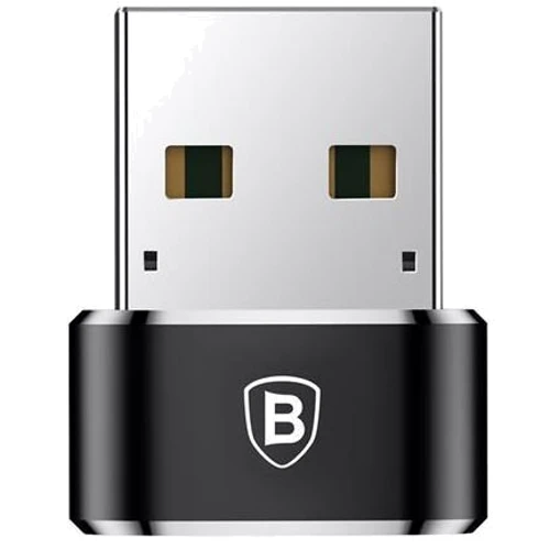 Адаптер Baseus Adapter USB to USB-C Female Black (CAAOTG-01)