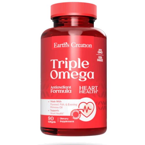 Earth‘s Creation Triple Omega 3-6-9 Тройная омега-3,6,9 1000 мг 90 софт гель