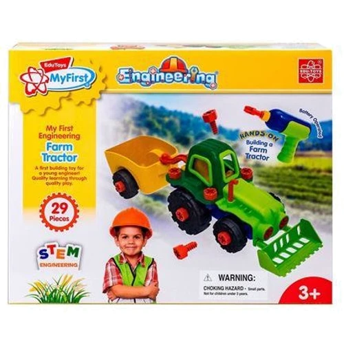 Конструктор Edu-Toys Трактор с инструментами (JS030): Производитель EDU-Toys