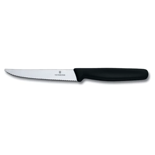 Кухонный нож Victorinox Steak волн. с черной ручкой 11см (5.1233.20)