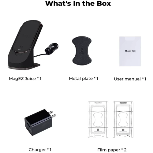 Зарядное устройство Pitaka Wireless Charger MagEZ Juice Aramid Black (MJ1002) фото 11