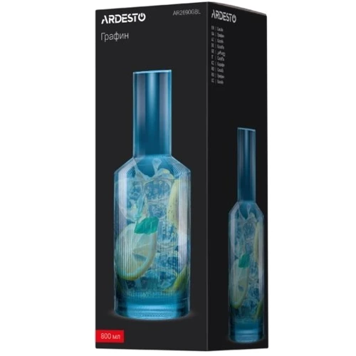 Графин Ardesto 800 мл голубой (AR2690GBL): Объем графина, мл 800