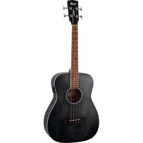 Акустична бас-гітара CORT AB590MF (Black Open Pore) w / bag