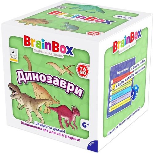 Познавательная игра – YaGo BrainBox Динозавры (BZZBRDI02UA): Тип Детские