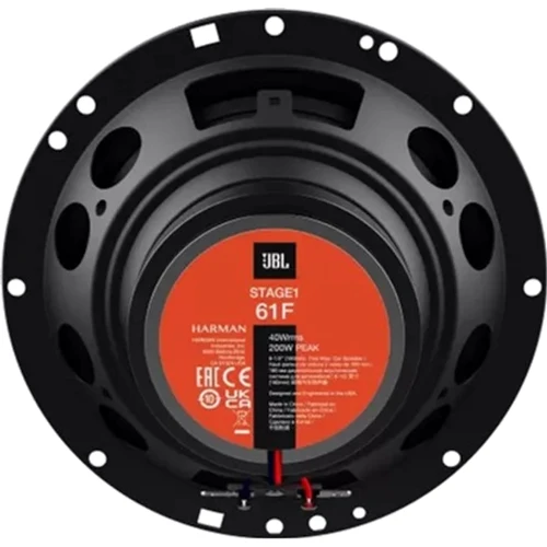 Автоакустика JBL STAGE1 61F: Мощность номинальная, Вт 40