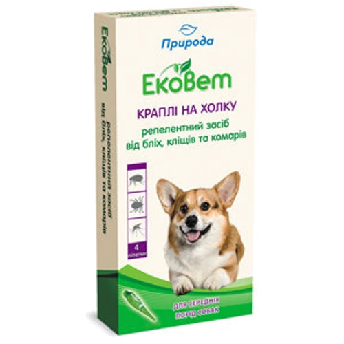 Капли Природа «ЭкоВет» для средних пород собак (4823082411115)