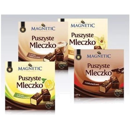 Цукерки Magnetic Puszyste Mleczko Czekoladowe 500 г (DL7542): Вага, г 500