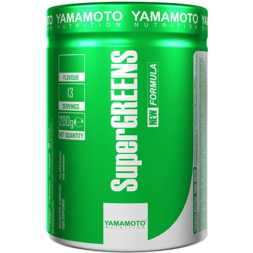 Yamamoto Nutrition Super GREENS 200 g /13 servings/ Mint Lime