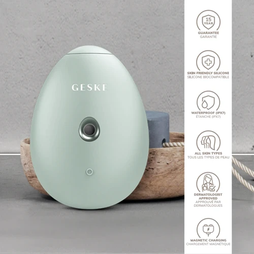 Електронний освіжувач для зволоження обличчя GESKE Facial Hydration Refresher 4в1 green фото 5