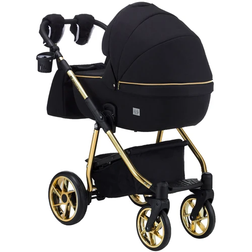 Коляска 2 в 1 Adamex Hybryd Plus Polar (Gold) Y828 (624647): Возможность установки люльки есть