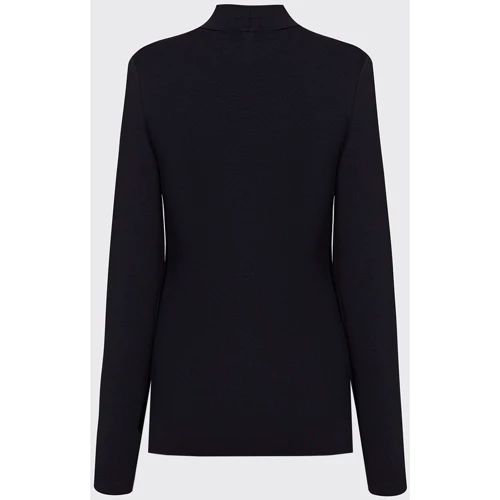 Спортивный лонгслив Arena W Long Sleeve Stretch (003648-500) 40 черный: Состав Эластан, Хлопок