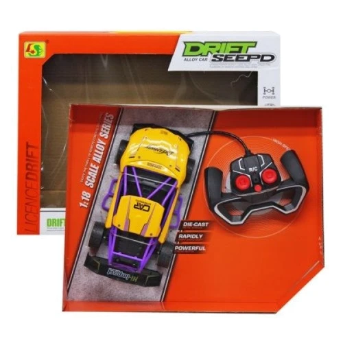 Машинка на радиоуправлении Mic Drift Speed желтый (955-181)