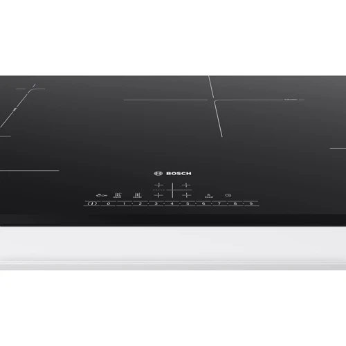 Варильна поверхня електрична Bosch PVS851FB5E: Розташування панелі спереду посередині