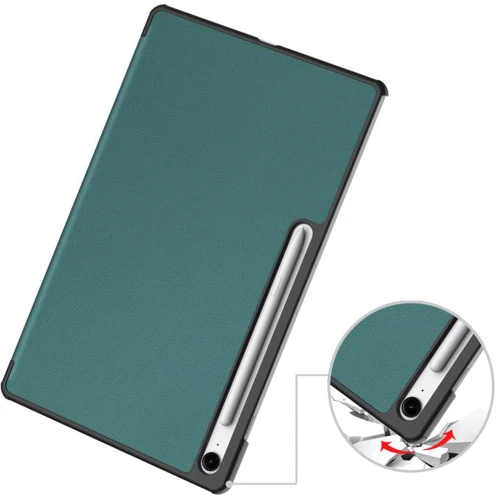 Аксесуар для планшетних ПК BeCover Smart Case Dark Green для Samsung X620/X626 Galaxy Tab S10 FE Plus (713383)