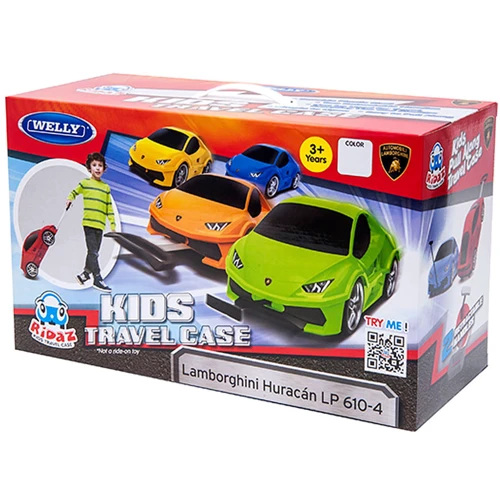 Чемодан машинка Ridaz Lamborghini Huracan (91002W-ORANGE) фото 6