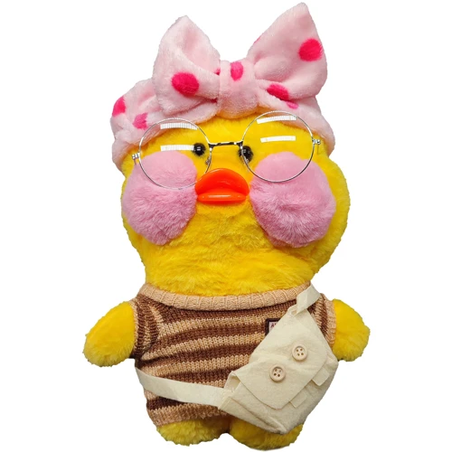 Мягкая плюшевая игрушка уточка Bambi Лалафанфан ( LALA0001-1 30 см): Тип забавные фигурки