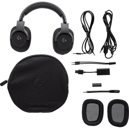 Навушники Logitech G433 Surround Black (981-000708): Тип конструкції полноразмерные