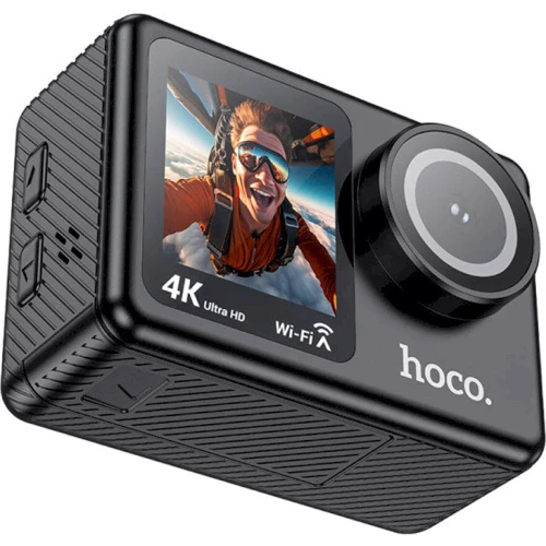 Экшн камера Hoco DV101 Dual Screen: Микрофон есть