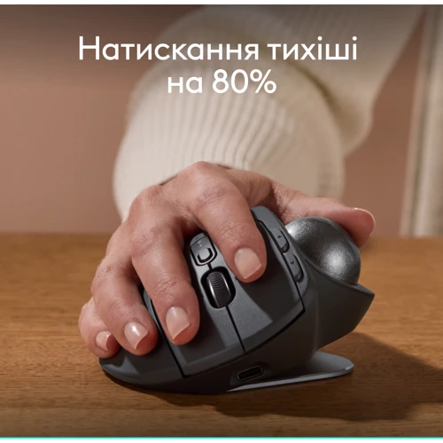 Мышь Logitech MX Ergo S Graphite (910-007260): Количество кнопок 8