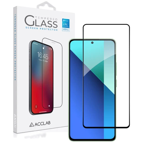 Аксессуар для смартфона ACCLAB Tempered Glass Full Glue Black for Xiaomi Redmi Note 13 4G: Совместимость Xiaomi Redmi Note 13 4G