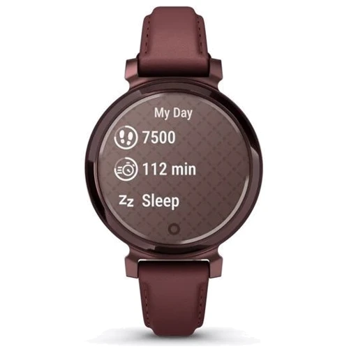 Смарт-часы Garmin Lily 2 Classic Dark Bronze with Mulberry Leather Band (010-02839-03): Фитнес-функции GPS-модуль, Подсчет калорий, Шагомер, Пульсоксиметр, Пульсометр