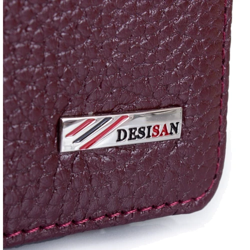 Женский кошелек Desisan бордовый (SHI321-339): Формат кошелька Горизонтальный