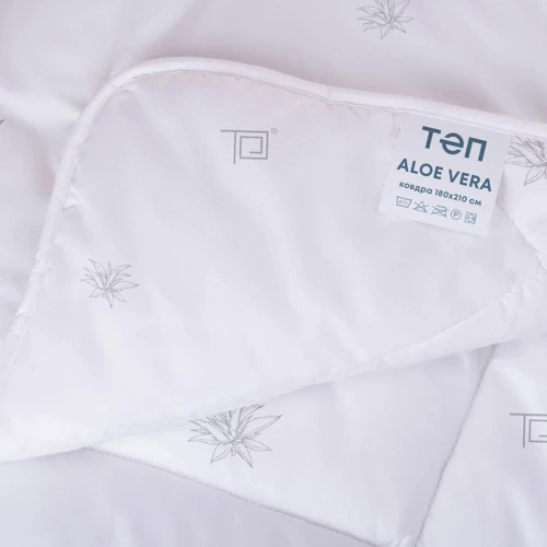 Одеяло ТЕП Природа Membrana Print Aloe Vera 180х210 см (2000008645669): Прошивка стеганая