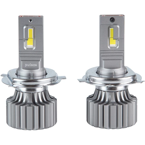 Светодиодная автолампа Pulso N1-H4-H/L/LED-chips OEM PHILIPS Flip chip/9-16V/2*70W/8500Lm/6500K (N1-H4)