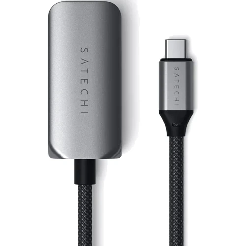 Адаптер Satechi Adapter USB-C to RJ45 Space Gray (ST-AE25M): Дополнительные разъемы Ethernet